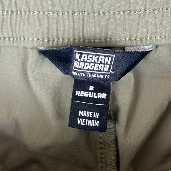 Duluth Trading Co AKHG Access Point Pull On Slim Leg Pants Green Women's Size 8 - Picture 4 of 10